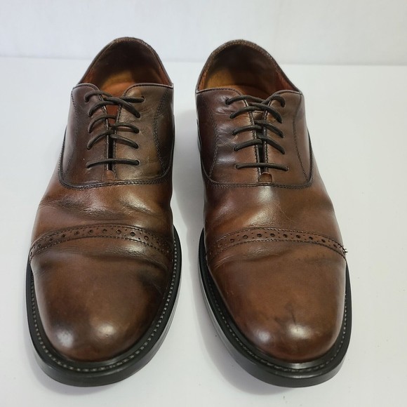 Johnston & Murphy Men\'s Ronan Cap Toe Oxford Shoes Size 13 Leather Made In Italy main image 13